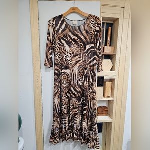 Zadie B's animal print dress.